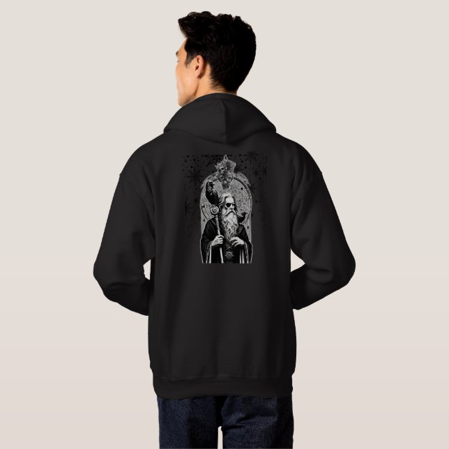 Sudadera Odin Yule Viking Christmas – Norse Mythology Pagan (Reverso completo)
