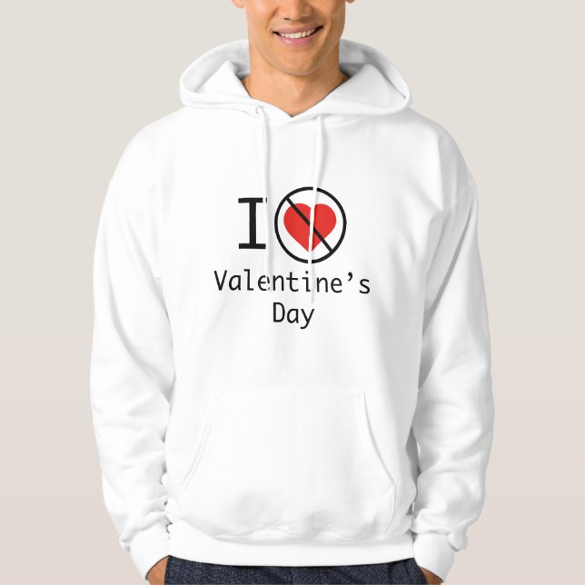 Sudadera Odio a El día de San Valentín (Anverso)