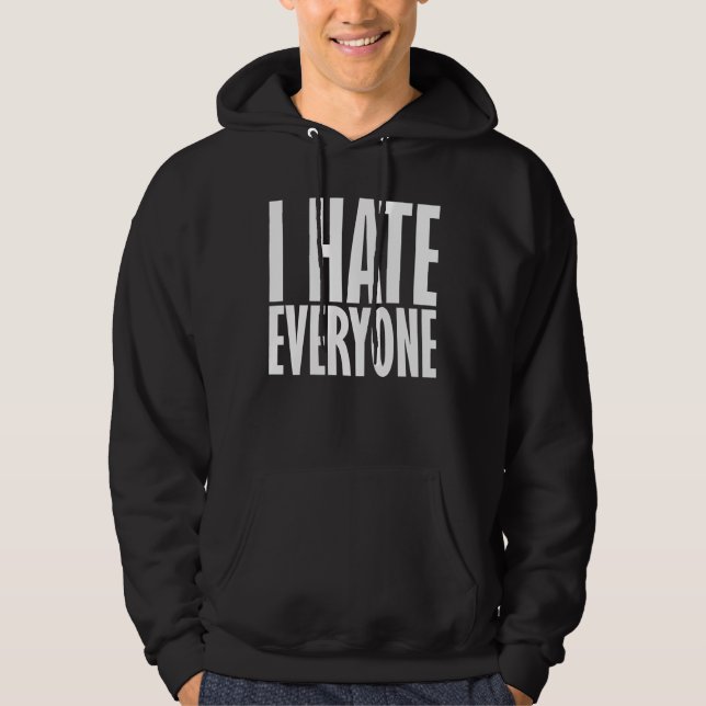 Sudadera Odio cada uno (Anverso)