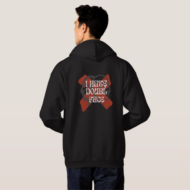 SUDADERA ODIO DOBLE CARA (Reverso completo)