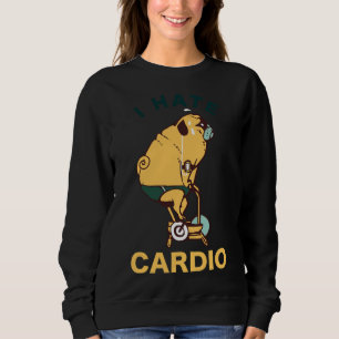 Sudadera Odio la camiseta clásica de Cardio Pug 351