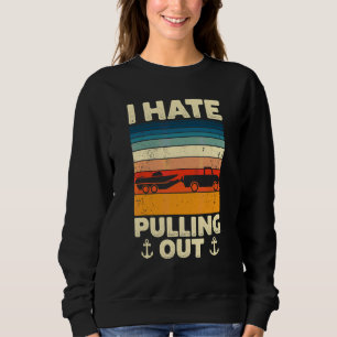 Sudadera Odio Sacar Barco De Vela Retro Capitán De Barco 12