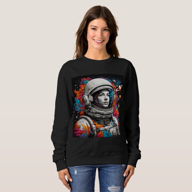 Sudadera Odisea cósmica - ¡Sienta el universo dentro de ti! (Anverso completo)