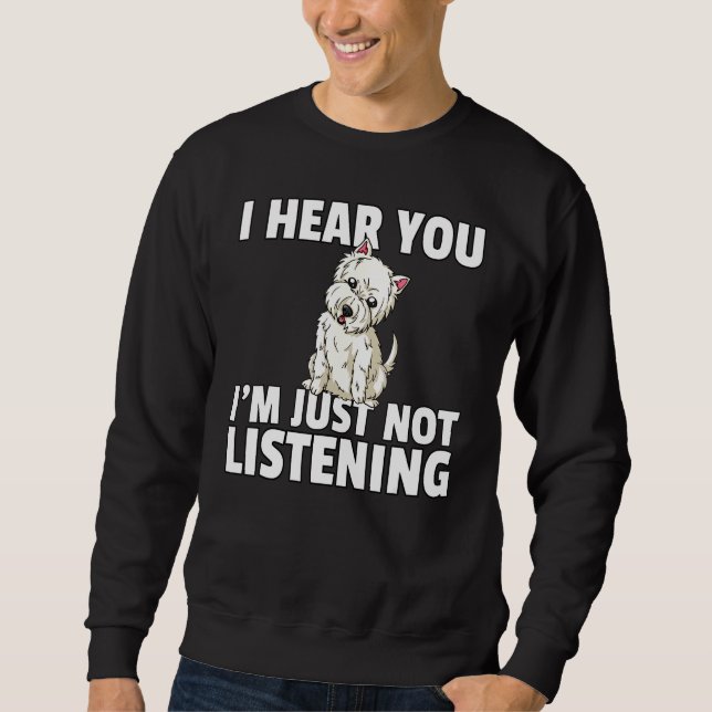 Sudadera Oeste de Highland Terrier Westie Dog (Anverso)