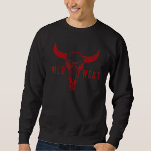 Sudadera Oeste Oeste Occidental Yeehaw Hippie Boho Vaca Tor