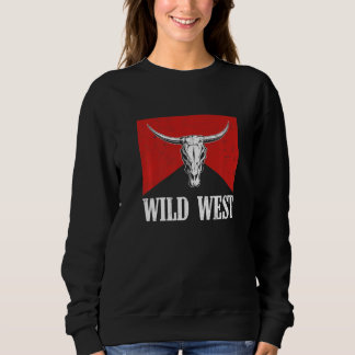 Sudadera Oeste Salvaje Boho País Occidental del Sur Vaca To