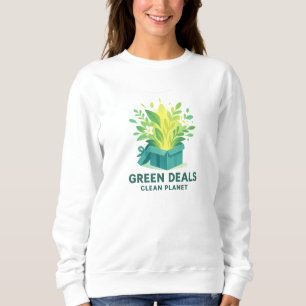 Sudadera Ofertas Verdes, Planeta Limpio – Green Monday Eco