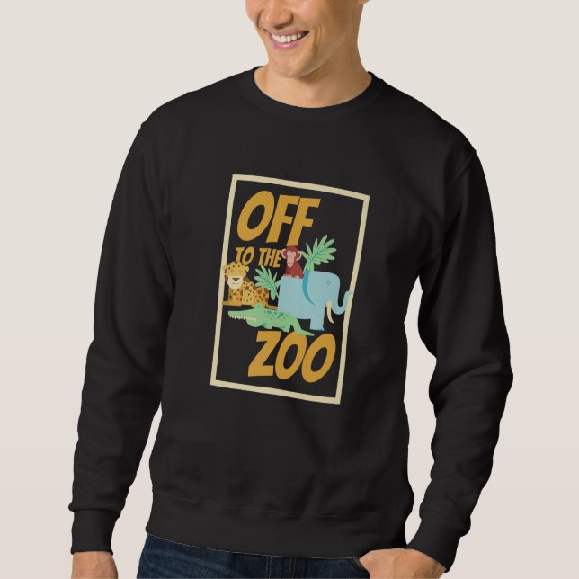 Sudadera Off to the Zoo Animal and Zoo (Anverso)