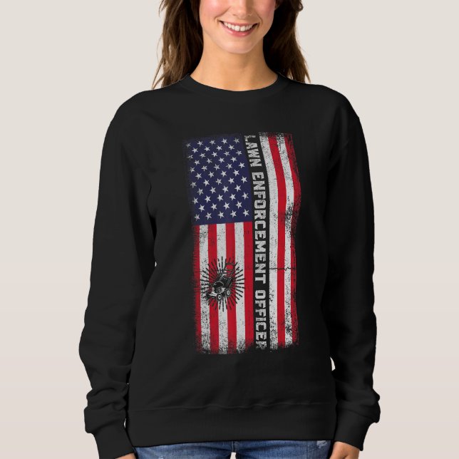 Sudadera Oficial de aplicación de la ley de jardinería (Anverso)