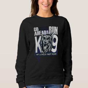Sudadera Oficial de policía de temporada de perros de la po