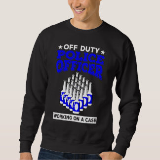 Sudadera Oficial de policía fuera de servicio trabajando en