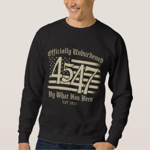 Sudadera Oficialmente Aliviado Por Lo Que Ha Sido Trump 45