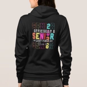 Sudadera Oficialmente un senior 2026 Mi último primer día (