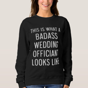Sudadera Oficiante de Boda Este Ministro Ordenado por Inter