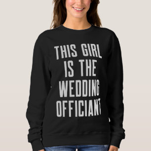Sudadera Oficiante de Boda Este Ministro Ordenado por Inter