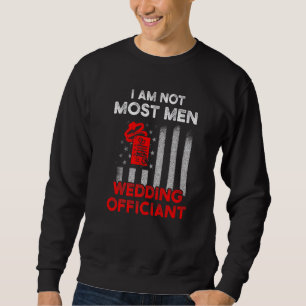 Sudadera Oficiante de Boda Planes Bandera Internet Ordenado