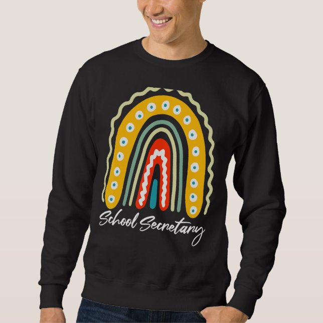 Sudadera Oficina del Arcoiris Leopard 2022 Primer Día De Se (Anverso)