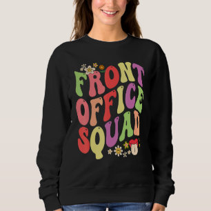 Sudadera Oficina Retro Escuadrón Hippie Groovy Personal de