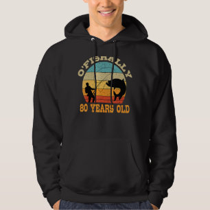 Sudadera O'Fishally 80 Años Tema Del Cumpleaños De La Pesca