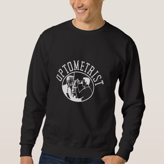 Sudadera Oftalmólogo Optometrista Optometría Y Opticista (Anverso)