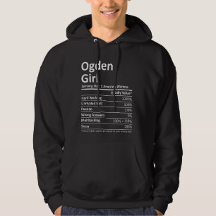Sudadera Ogden Chica Ut Utah Funny City Home Roots Usa Ee.U