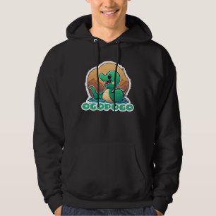 Sudadera Ogopogo verde lindo, el monstruo del lago Okanagan