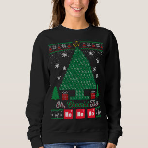 Sudadera Oh Árbol Químico Feliz Navidad Químico