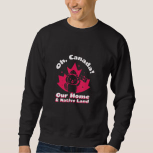 Sudadera Oh Canadá castor vintage de hojas de arce