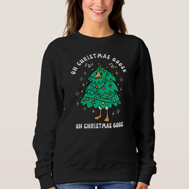 Sudadera Oh Christmas Goose Funny Holiday (Anverso)
