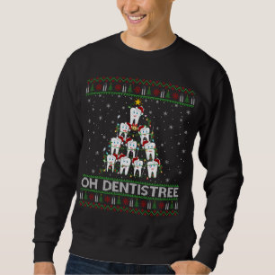 Sudadera Oh Dentistree Ugly Xmas ilumina a Dentist Teeth Ch