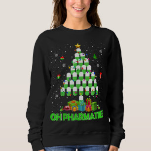 Sudadera Oh Farmacia Pharmatree de Árbol de Navidad Medicin
