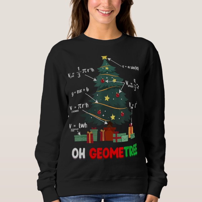 Sudadera Oh Geometree Geometry Math Science Teacher Christm (Anverso)