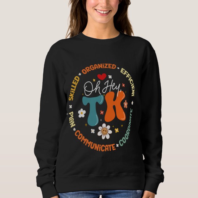 Sudadera OH Hey TK Squad Transitorio Kindergarten De Vuelta (Anverso)