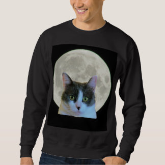 Sudadera Oh, hola gatito y la Luna Llena