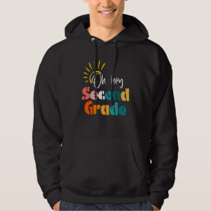Sudadera Oh Hola Maestra de Segundo Grado Estudiante de 2do