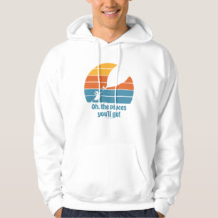 Sudadera ¡Oh, los lugares a los que irás! Atardecer Retro