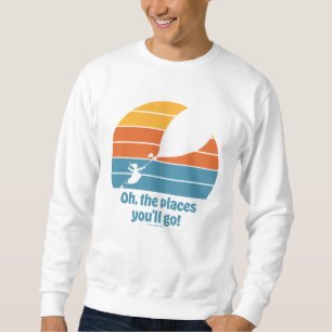 Sudadera ¡Oh, los lugares a los que vas! Retro Sunset