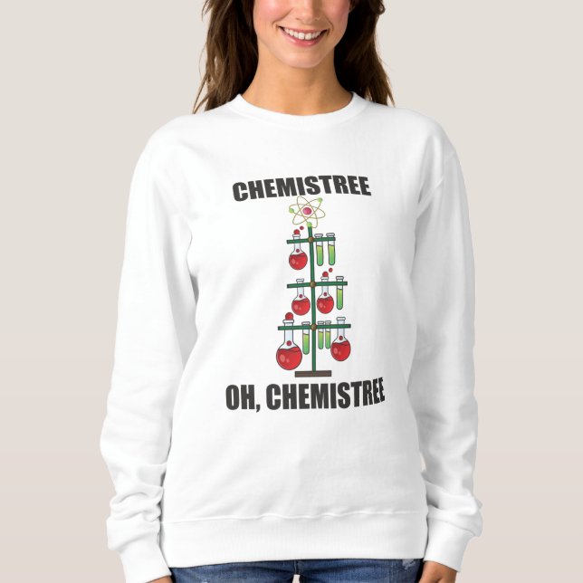 Sudadera Oh Navidades de Química Profesor de Química (Anverso)