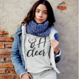 Sudadera Oh Navidades de renos de ciervos