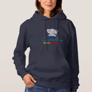 Sudadera oh no elegí un elefante blanco equivocado