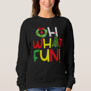 Sudadera Oh Qué Diversión Disfraz De árbol De Navidad Sombr