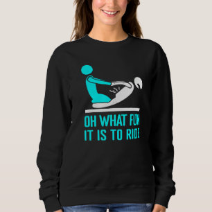 Sudadera Oh qué divertido es montar Terapeuta físico TF