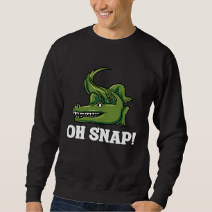 Sudadera Oh Snap Alligator Crocodile Lizard Reptile Florida