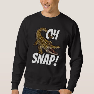 Sudadera Oh Snap Funny Alligator Gator Crocodile Graphic Ki