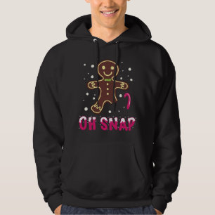 Sudadera Oh Snap Funny Cute Navidades Gingerbread Man