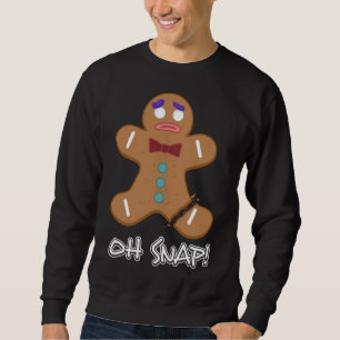 Sudadera Oh Snap Gingerbread Man Navidades Bakery Cookie Ba