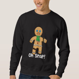 Sudadera Oh Snap Hombre de Jengibre Navidad Galletas Disfra