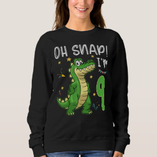 Sudadera Oh Snap, soy un lagarto de cocodrilos de 9 años