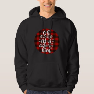 Sudadera Oh, Ven, Déjanos Adorarlo. Navidades De Buffalo.