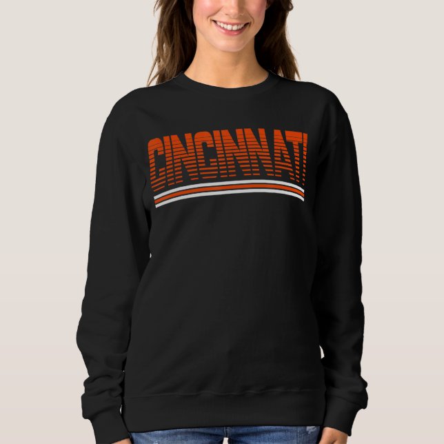 Sudadera Ohio Retro Vintage Dolor Cincinnati (Anverso)